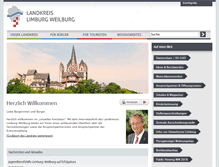 Tablet Screenshot of landkreis-limburg-weilburg.de